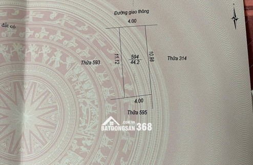 BÁN LÔ ĐẤT MẶT NGÕ 24 TRƯƠNG HÁN SIÊU - KHU 1 NHỊ CHÂU - HẢI DƯƠNG
